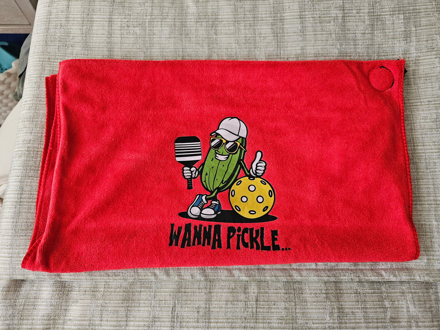 Wanna Pickle Performance Towel...From Court To Car